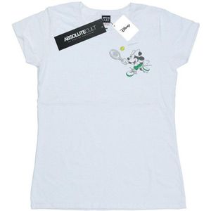 Li-cense Disney dames minnie mouse tennis borstprint katoenen t-shirt