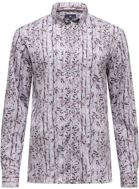 State of Art - Overhemd - Bordeaux - Lange Mouw - 21425261