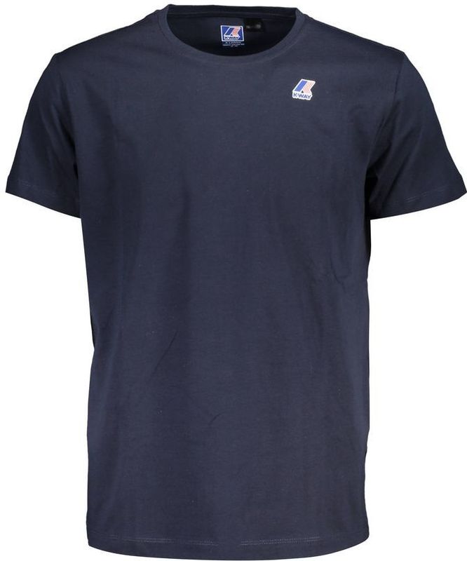 K-way - K007JE0 Edouard - T-shirt - Marineblauw - Katoen - Korte Mouwen