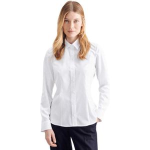 Seidensticker - Dames Kent Kraag - Overhemd - 100% Katoen - Regular Fit - Lange Mouwen