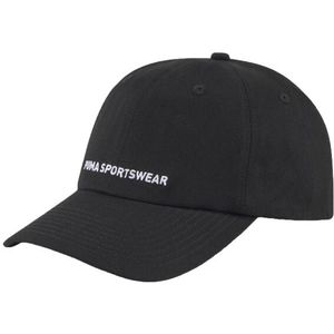 Puma - Geborduurd Pet - Katoen - Gebogen Piek - Ventilatieopeningen