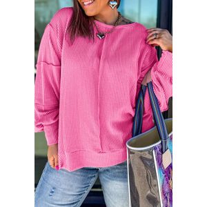 Gestructureerde Pullover Met Lange Mouwen