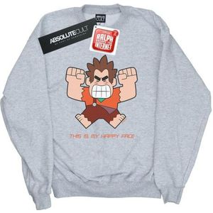Li-cense Disney heren wreck it ralph happy face sweatshirt