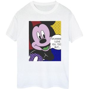 Li-cense Disney dames mickey mouse oh minnie pop art katoenen vriendje t-shirt