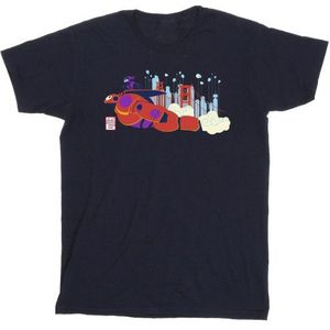 Li-cense Disney heren big hero 6 baymax hiro brug t-shirt