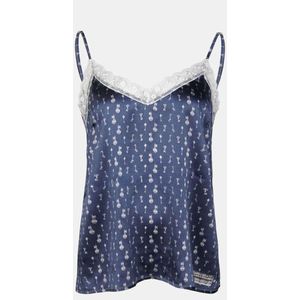 Mucho Gusto - Slip Top - Lichtblauw - Sleutelprint