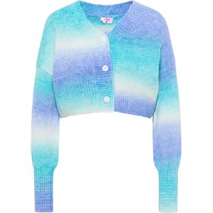 Mymo - Blonda - Vest - Turkoois - Dames - Oversized Cropped Vorm