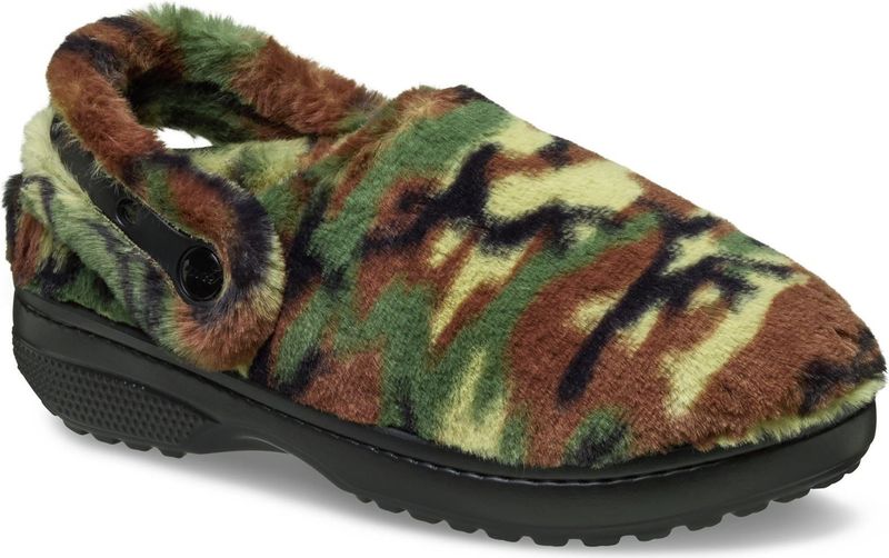 Crocs Classic Unfurgettable Clog Polyester Mix Heren Army Green Klompen