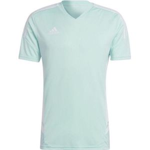 Adidas - Contraststreep Shirt - Lichtgewicht - Korte Mouwen - Aeroready - Gerecycled Polyester