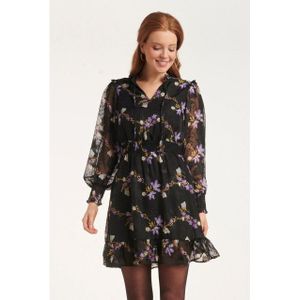 Smashed Lemon 24502 e chiffon korte jurk |