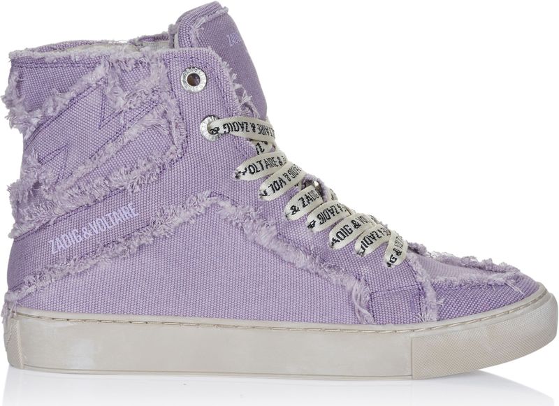 Zadig Voltaire - High Flash - Canvasschoenen - Paars