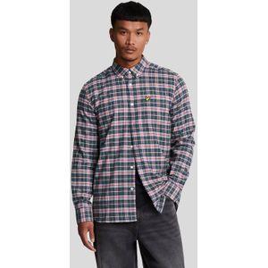 Lyle & Scott - Geruit Flanellen Overhemd - Veelkleurig - Katoen - Lange Mouwen