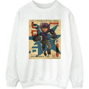 Li-cense Disney dames big hero 6 baymax hiro krant sweatshirt