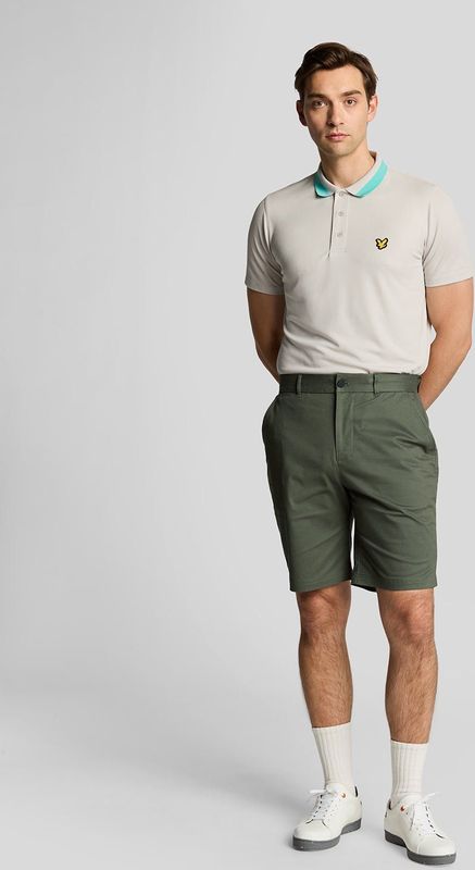 Lyle & Scott - Course Stretch - Chino Shorts - Groen