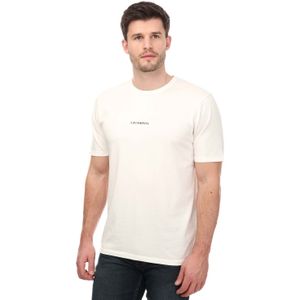 C.P. Company - 24-1 Jersey Resist Dyed T-shirt - Wit - 100% Katoen