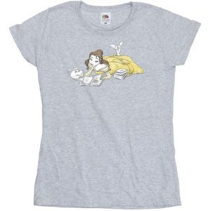 Li-cense Disney dames beauty and the beast belle lezen katoenen t-shirt