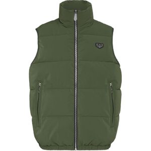 Philipp Plein - Gewatteerde Bodywarmer - Groen - Nylon