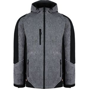 Dickies - Reflecterende Softshell - Heren - Grijs/Zwart - Waterdichte Jas