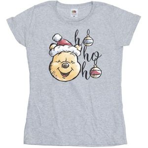 Li-cense Disney dames winnie the pooh ho ho baubles katoenen t-shirt