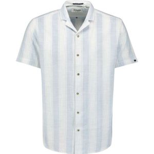 No Excess - Shirt - Kortemouw - Reverskraag - Sky