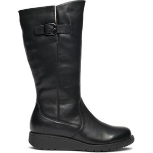 Hush Puppies - Luna - Lange Laarzen - Zwart