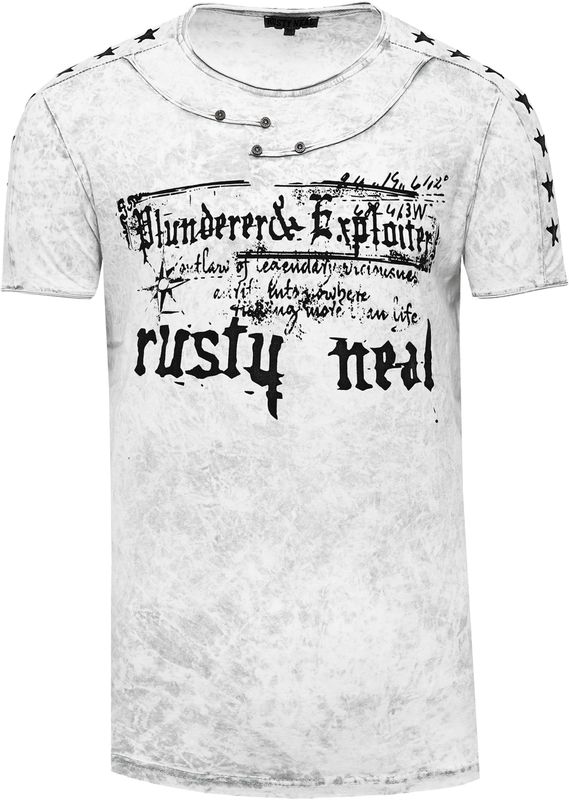 Rusty Neal - T-shirt - Normale Pasvorm - 100% Katoen