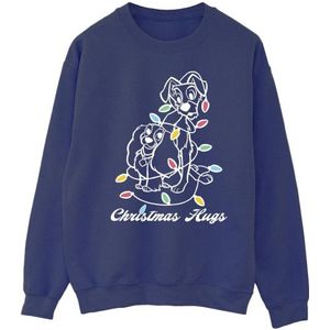 Li-cense Disney heren lady and the trump kerstknuffels sweatshirt