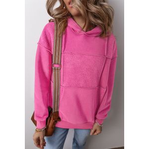 Patchwork Fleece Hoodie