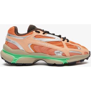 Lacoste - L003 - Sneakers - Oranje Groen - Sportieve Stijl