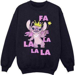 Li-cense Disney heren lilo & stitch angel fa la la sweatshirt