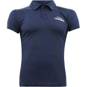 Legend Sports Polo kids/volwassenen navy slimfit polyester