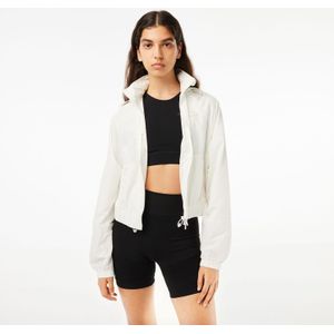 Lacoste - Korte Rits-jas - Wit - Dames