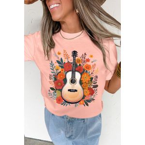 Bloemen Guitar Graphic T-shirt