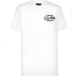 Plein Sport - Cotton T-shirt Round Neck SS Logos - Wit - Katoen