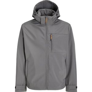 Jack & Jones - JJTHATCHER SOFTSHELL HOOD - Softshell-jack - Castlerock - Met Capuchon