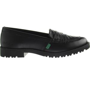 Kickers - Lachly Quilt - Loafer - Zwart - Damesschoenen