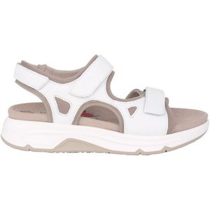 Gabor - Rollingsoft Sensitive - Dames Wandelsandaal - Wit - Leer