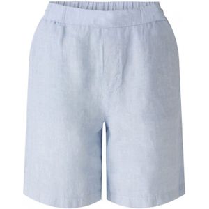 Oui Linnen bermuda shorts blue