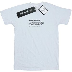 Li-cense Disney dames mickey mouse character model dept. katoenen boyfriend t-shirt