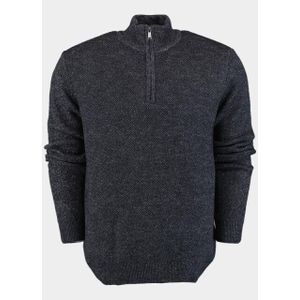 Innocente Half zip met ingebreide structuur 1164/41020 navy
