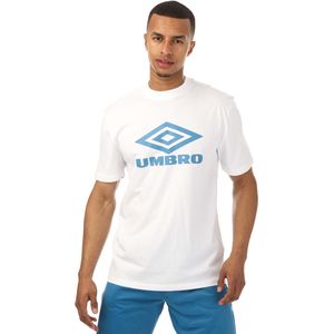 Umbro - Diamond Logo - T-shirt - Wit - 100% Katoen