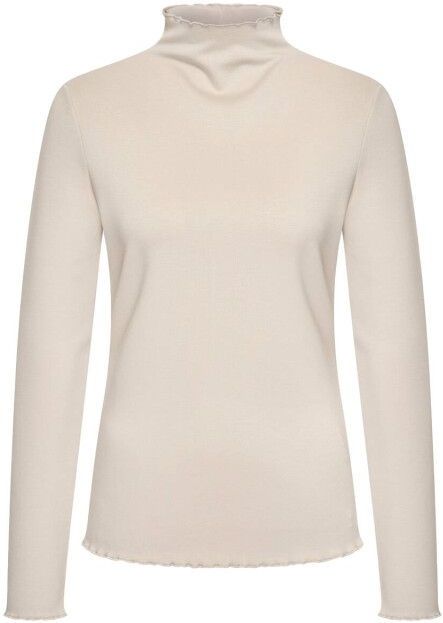 Aimee The Label - Top lange mouw - Zand - HiskeA5