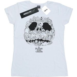 Li-cense Disney dames nightmare before christmas jack skellington jack-o-lanterns katoenen t-shirt