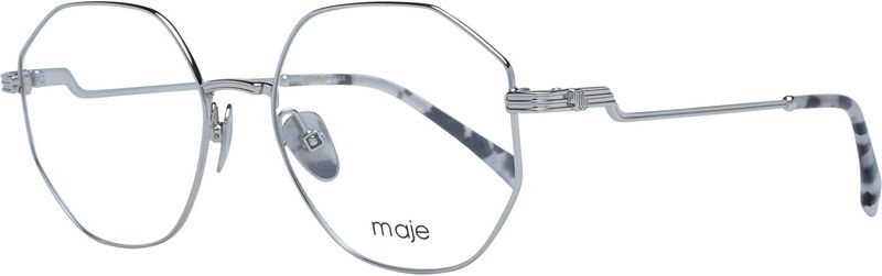 Maje - Ronde Bril - Zilver - Metaal - Inclusief Merkhoes