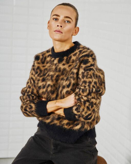 WithBlack - Pullover 00001415 - Bruin