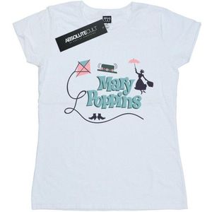 Li-cense Disney dames mary poppins logo katoenen t-shirt