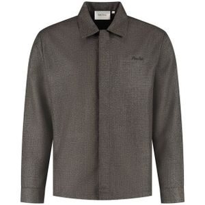 Pure Path - Overshirt 25030203 - Donker Bruin - Jack