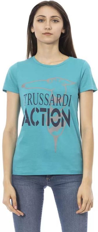 Ronde Hals Graphic T-shirt Korte Mouw Katoenen Top