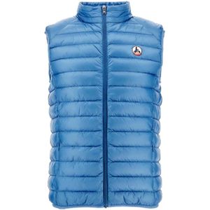 JOTT - Tom Puffer Gilet - Denim - Mouwloos - Waterafstotende Satijnen Quilting