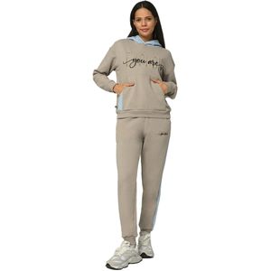 Tom Barron - Dames Trainingspak - Met You Are Enough Borduursel